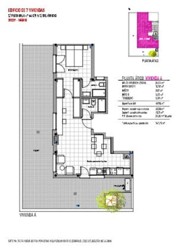 Sprzedaż poddasza w Calle de Pinos Baja, 64, Madryt plan 4