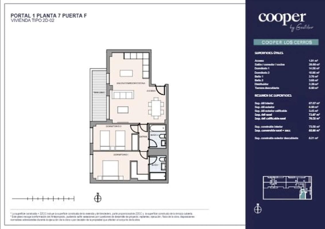 Obra nueva Cooper Los Cerros en Madrid (Revista) plan 1