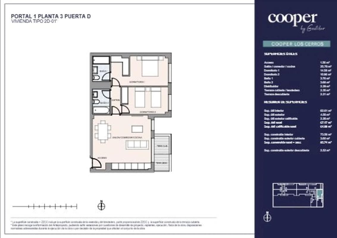 Obra nueva Cooper Los Cerros en Madrid (Revista) plan 2