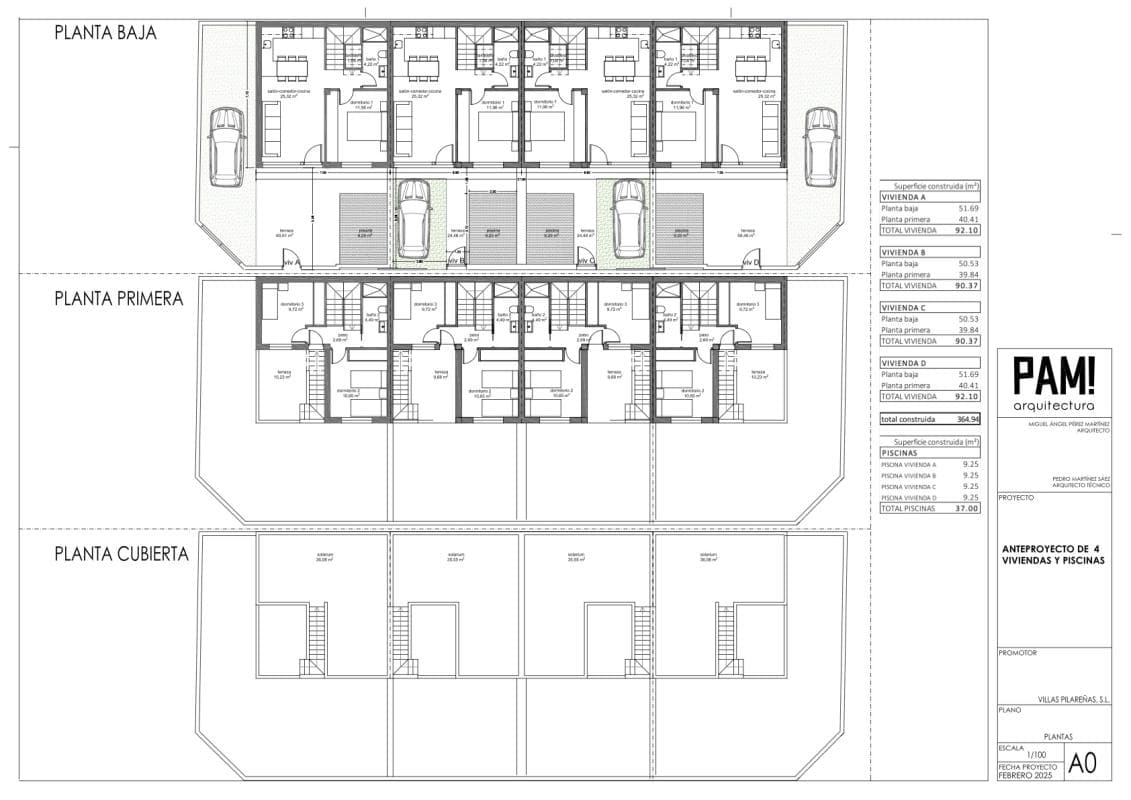 Venta de chalet adosado en , Pilar de la Horadada plan 2