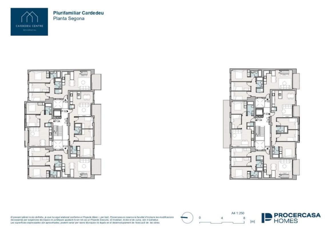 Obra nueva Cardedeu Centre Residencial en Cardedeu (Revista) plan 5