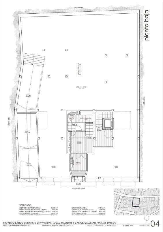Venta de piso en Calle San Juan, 22, Burgos
plan 1