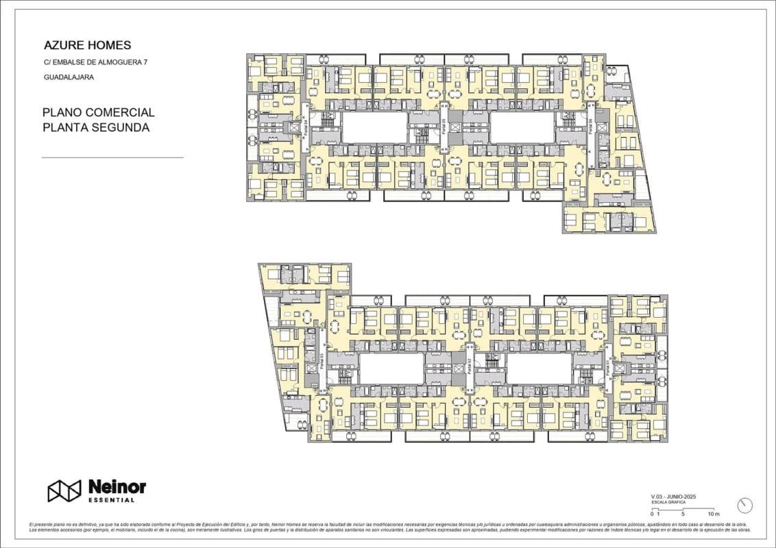 Obra nueva Azure Homes en Guadalajara (Revista) plan 3