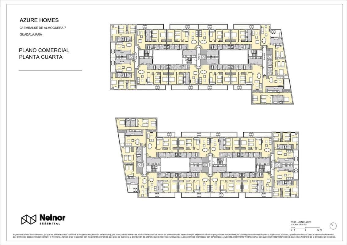 Obra nueva Azure Homes en Guadalajara (Revista) plan 5