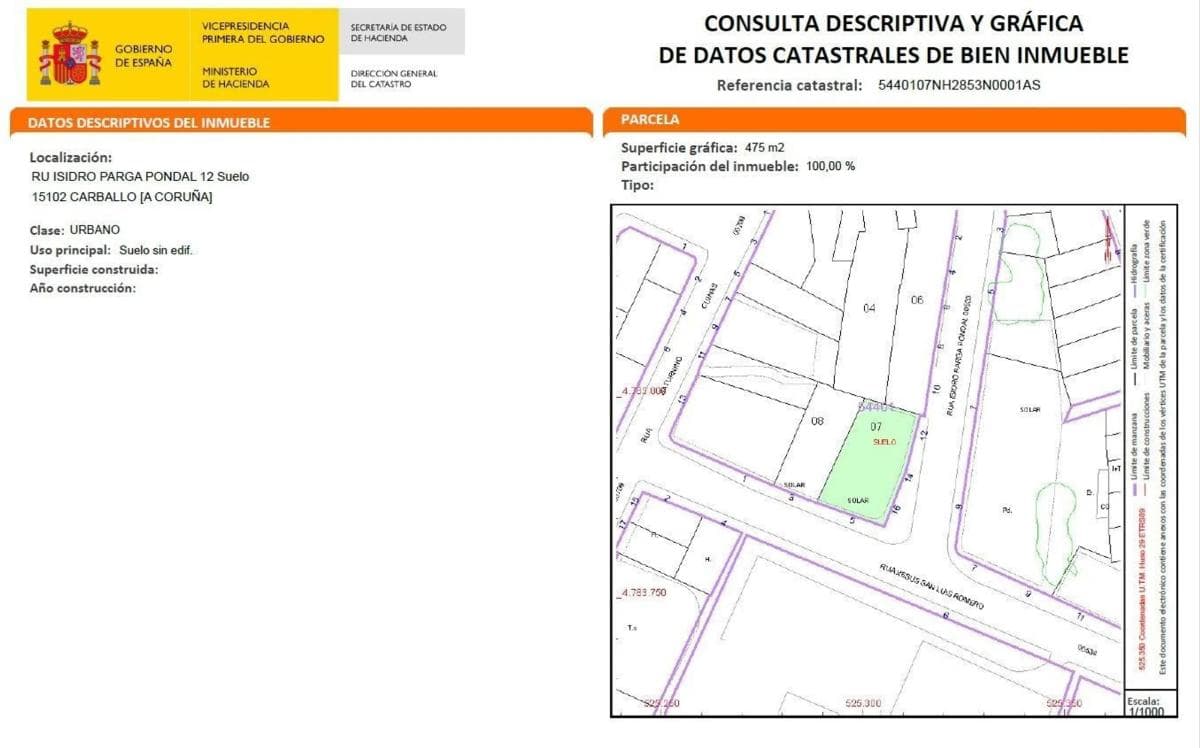 Terreno en venta en Carballo, A Coruña photo 5