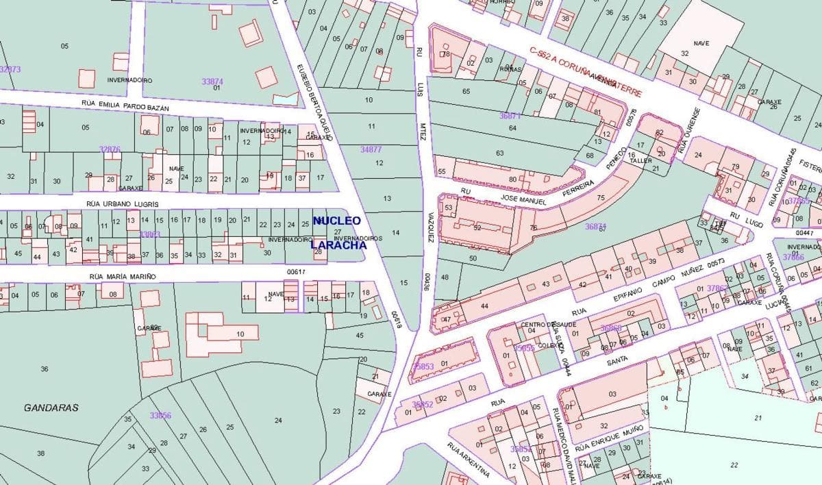 Terreno en venta en Laracha, A Coruña plan 2