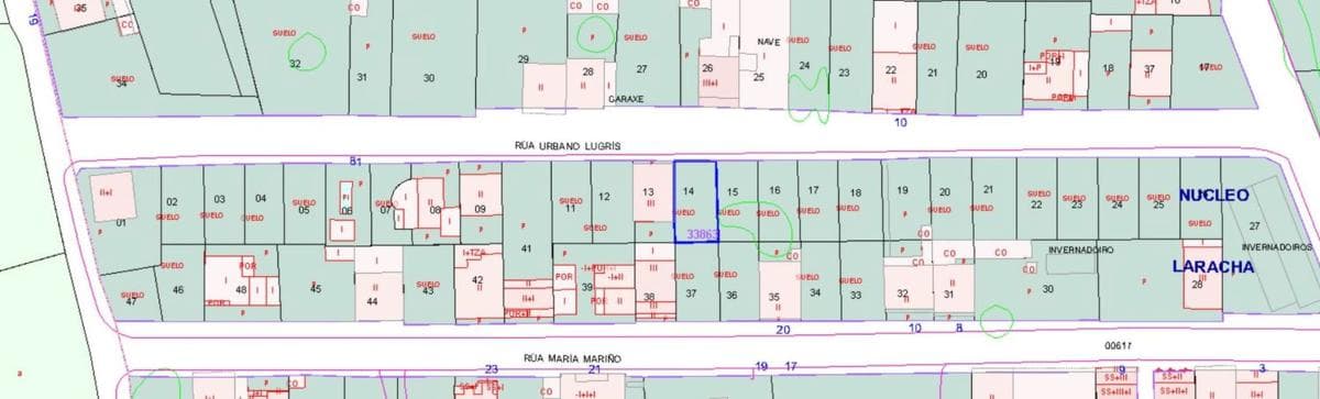 Terreno en venta en Laracha, A Coruña plan 1