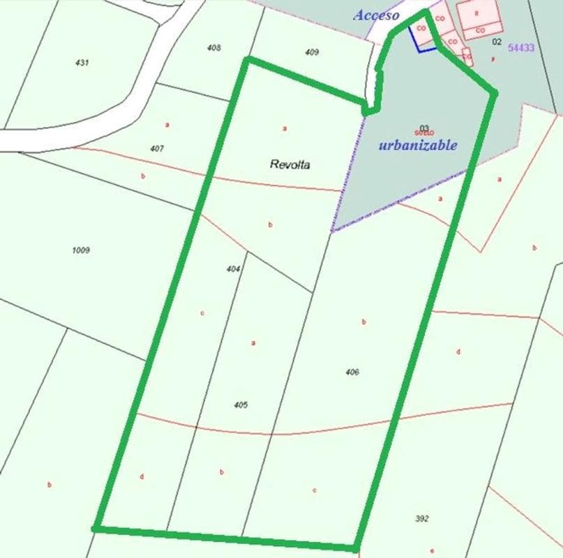 Terreno en venta en Oza-Cesuras, A Coruña plan 1