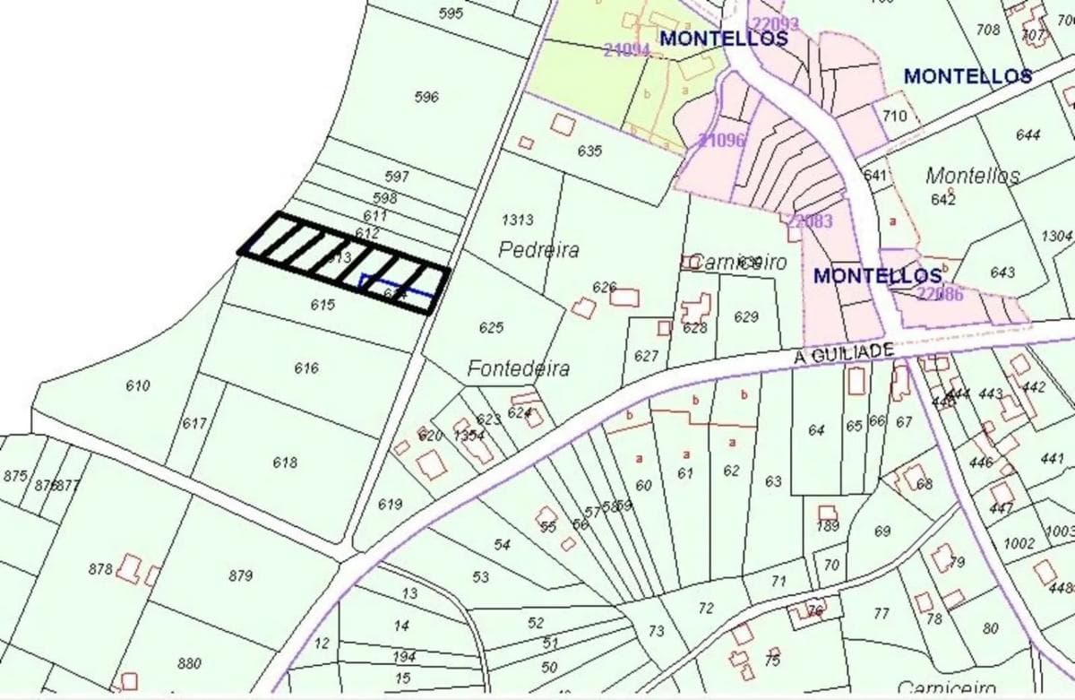 Terreno en venta en Betanzos, A Coruña plan 1