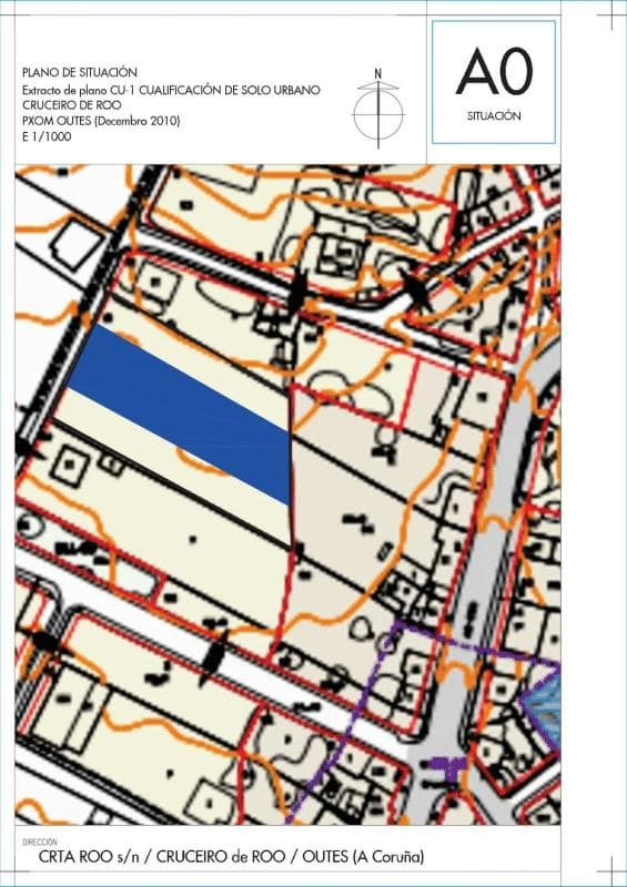 Terreno en venta en Outes, A Coruña plan 1