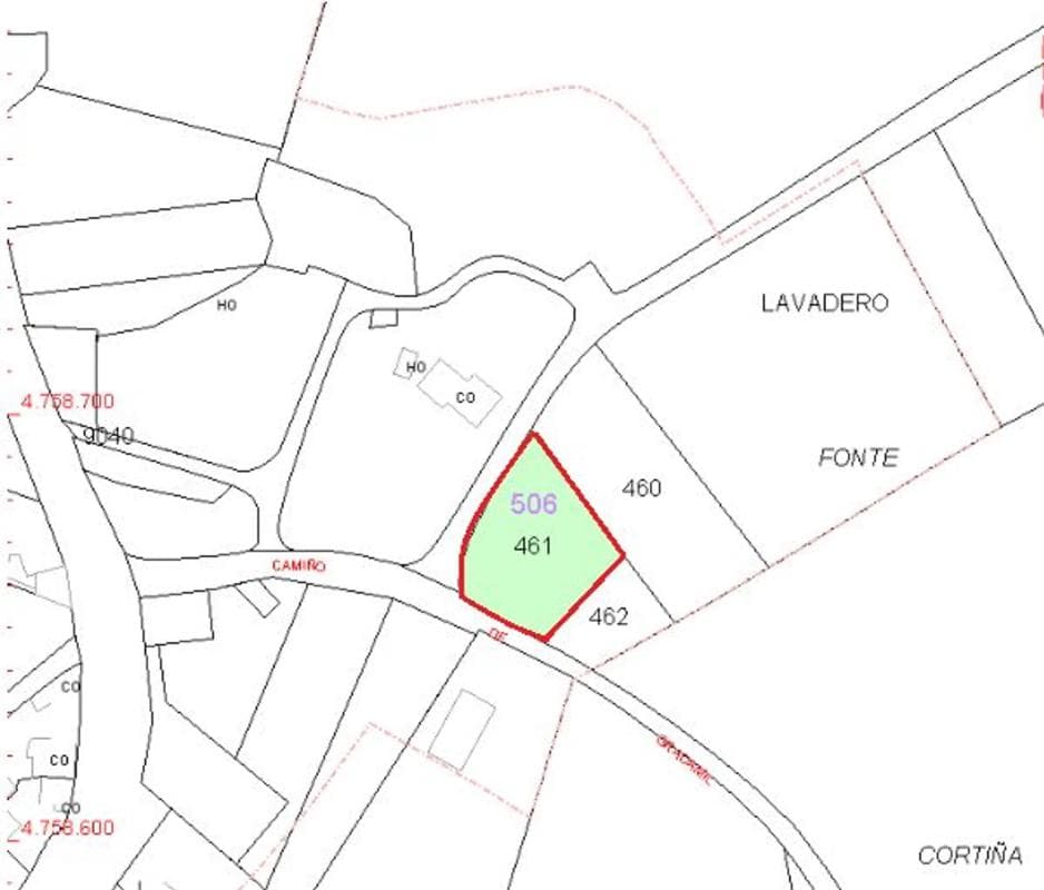 Terreno en venta en O Pino, A Coruña plan 1