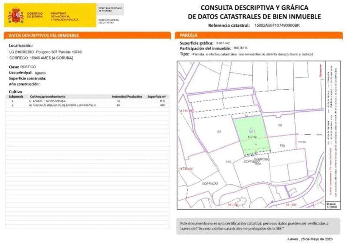 Land for sale in Ames, A Coruña photo 4