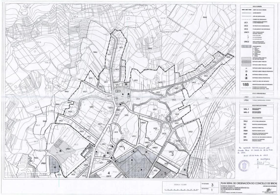 Terreno en venta en Brion, A Coruña plan 1