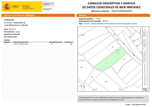 Terreno en Aldea Covas photo 2