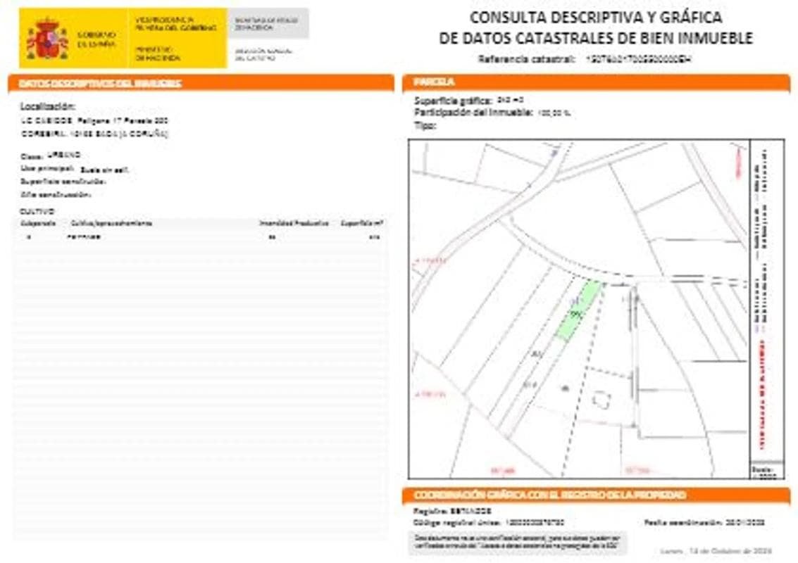 Terreno en venta en Sada, A Coruña plan 2