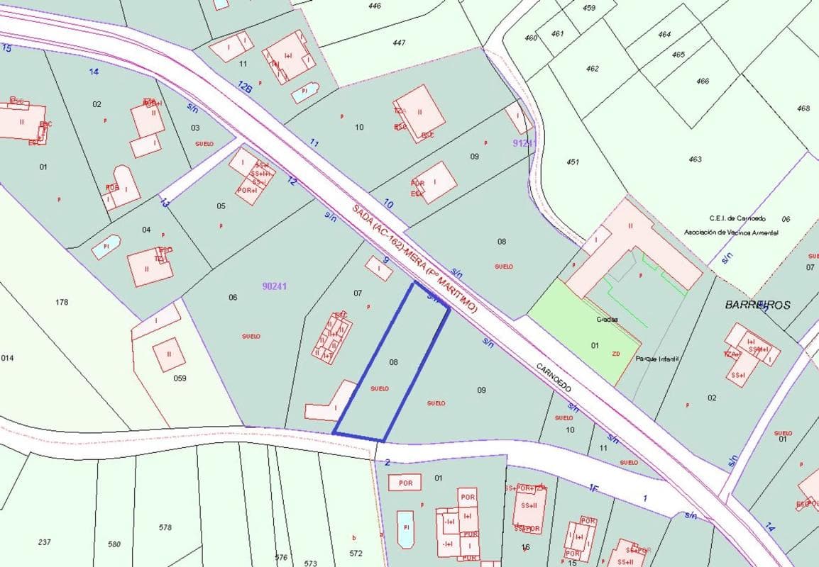 Terreno en venta en Sada, A Coruña plan 1
