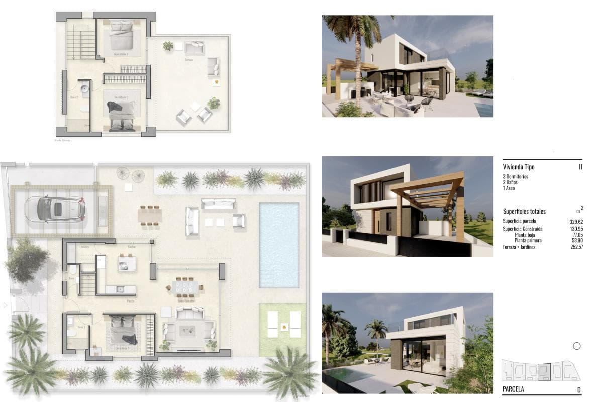 Obra nueva Mar de Alboran en Pilar de la Horadada (Revista) plan 1