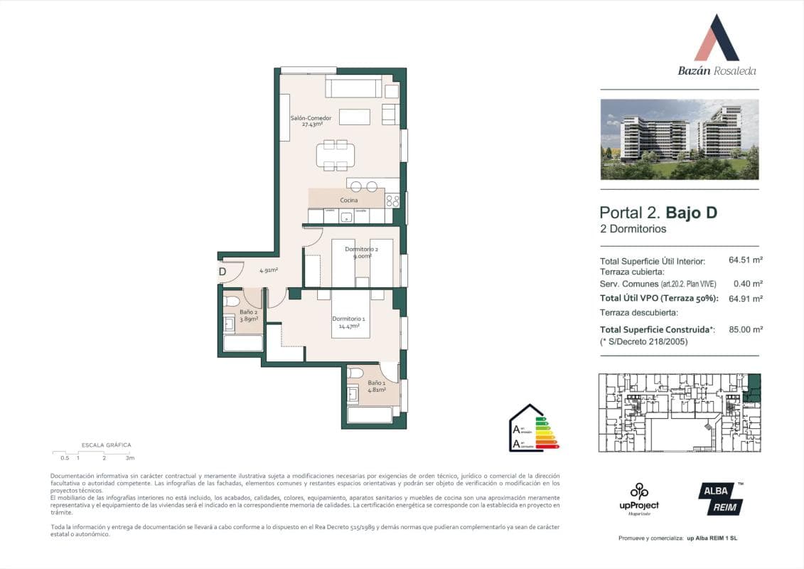 Venta de piso en Calle Pintor Fernando Belda, 1, Granada
plan 4
