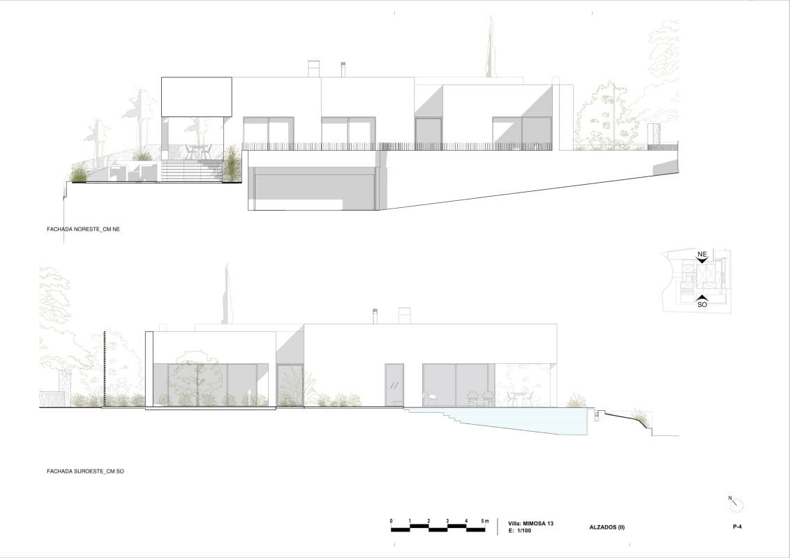 Obra nueva Las Mimosas Las Colinas en Orihuela (Revista) plan 2