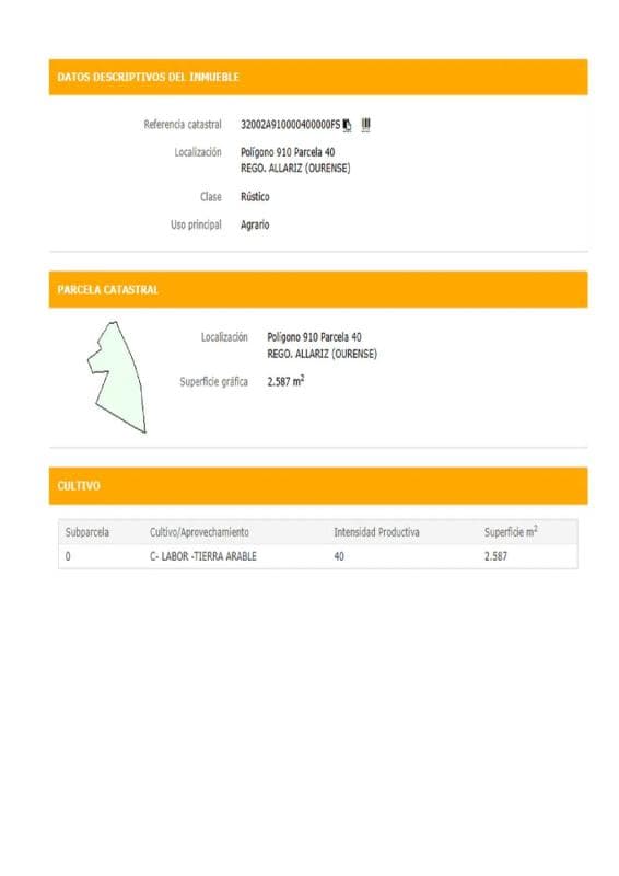 Terreno en venta en Allariz, Ourense photo 2