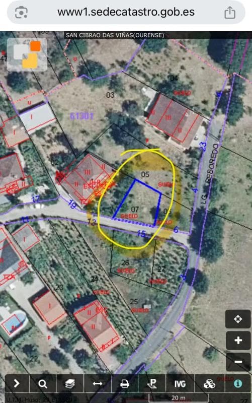 Terreno en venta en San Cibrao das Viñas, Ourense photo 5