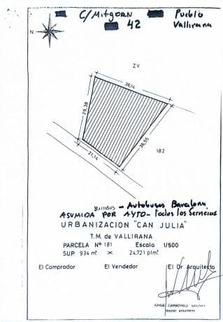 Terreno en Vallirana photo 1