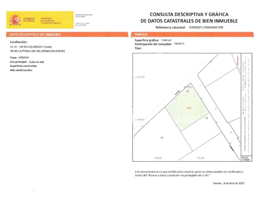 Land for sale in La Pobla de Vallbona, Valencia photo 2