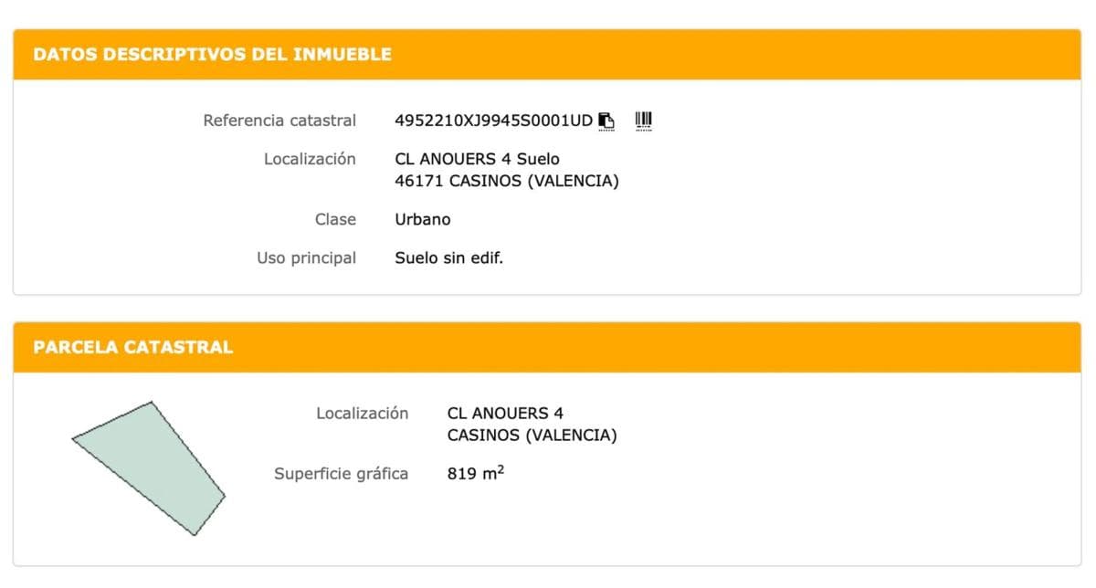 Terreno en venta en Casinos, Valencia photo 2
