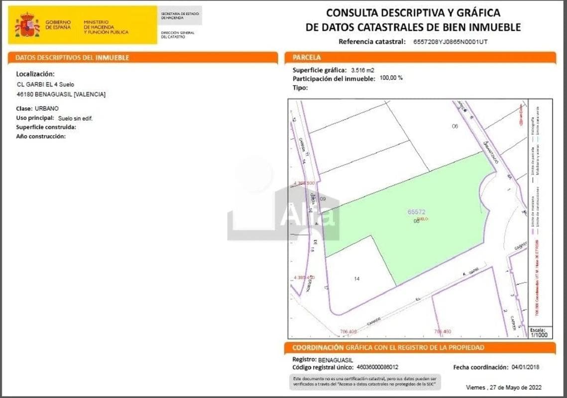 Terreno en venta en Benaguasil, Valencia photo 3