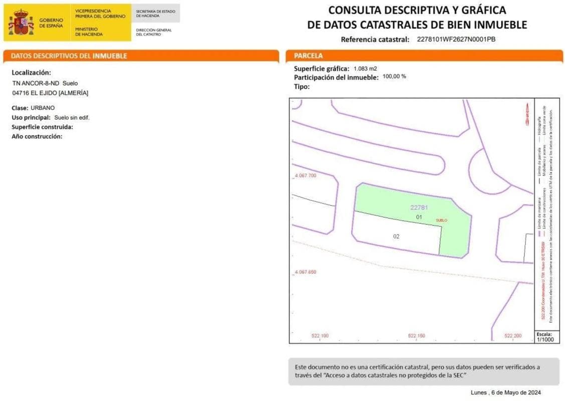 Terreno en venta en El Ejido, Almería photo 4