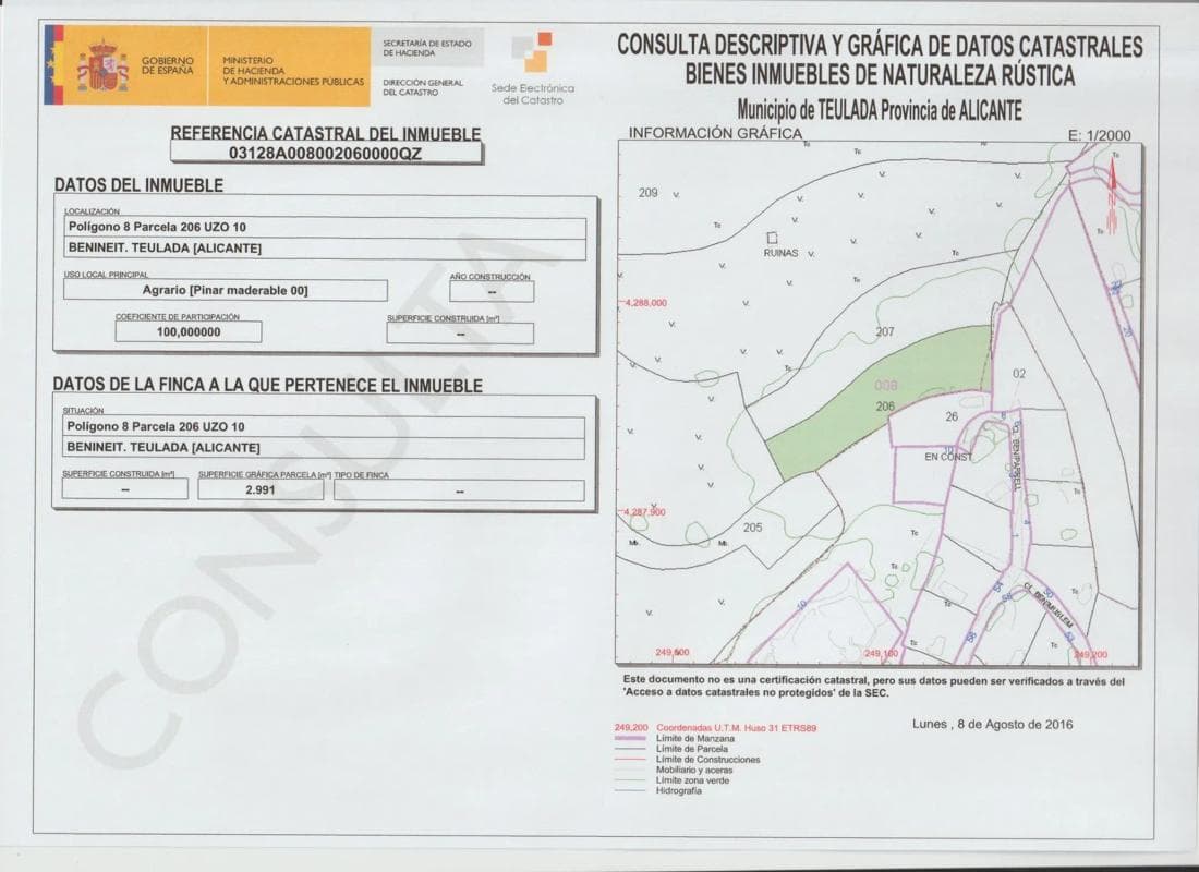 Terreno en venta en Moraira, Alicante photo 3