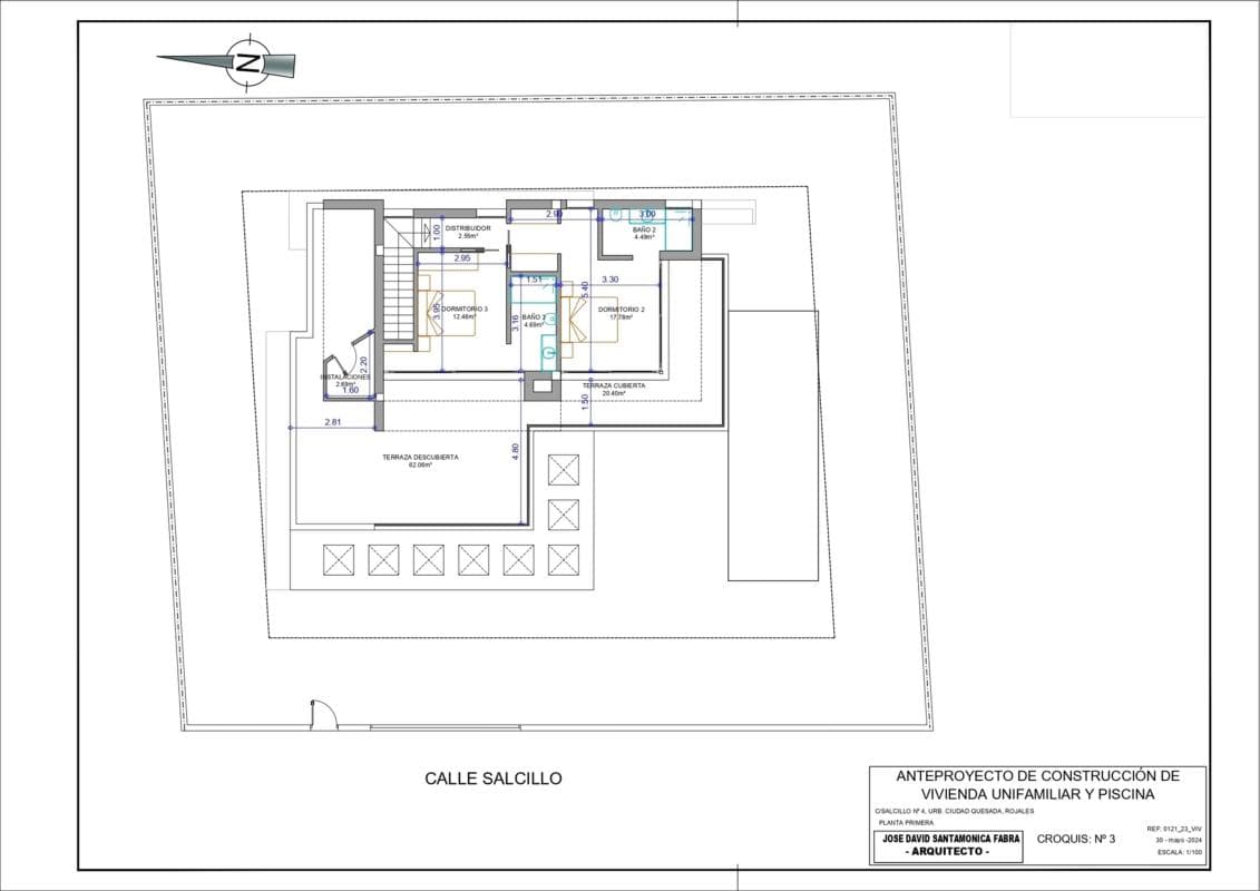 Obra nueva Villa Nika en Ciudad Quesada (Revista) plan 1