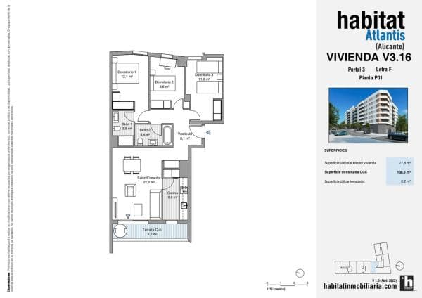 Piso en venta en Avenida de Elche, 15, Alicante / Alacant
thumbnail 1