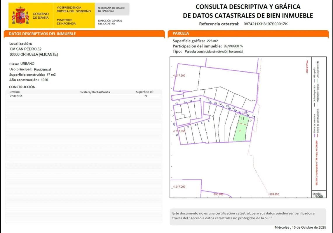 Venta de chalet adosado en CM SAN PEDRO, 32 , Orihuela photo 2