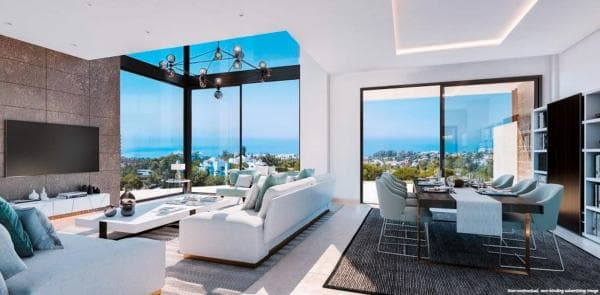 Chalet adosado en venta en Barrio Sierra Blanca , Marbella thumbnail 2