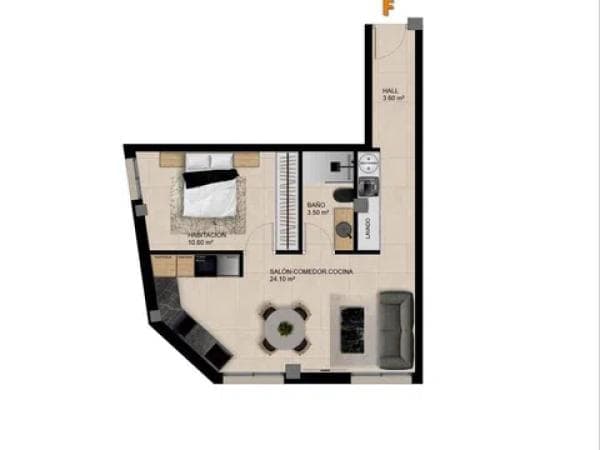 Продажа квартиры на Calle Pablo Picasso, Катрал
photo 1