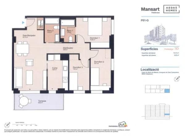 Venta de piso en Calle Maria De Maeztu s/n, Viladecans
thumbnail 2