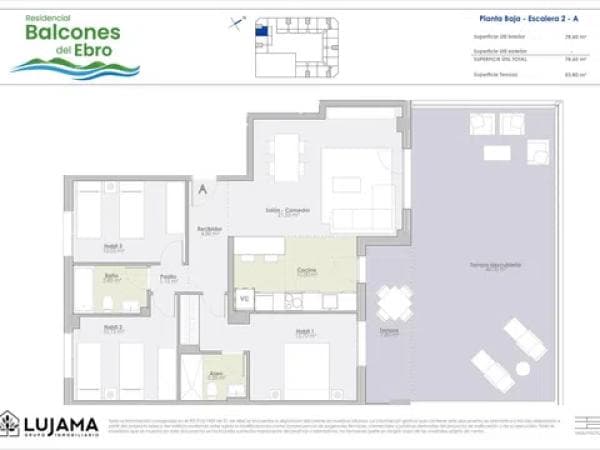 Venta de piso en Calle Camilo José Cela, 661, Zaragoza
thumbnail 2