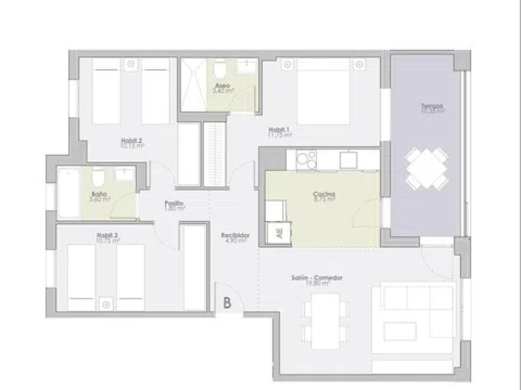 Продажа пентхауса на Calle Camilo José Cela, 661, Сарагоса photo 3