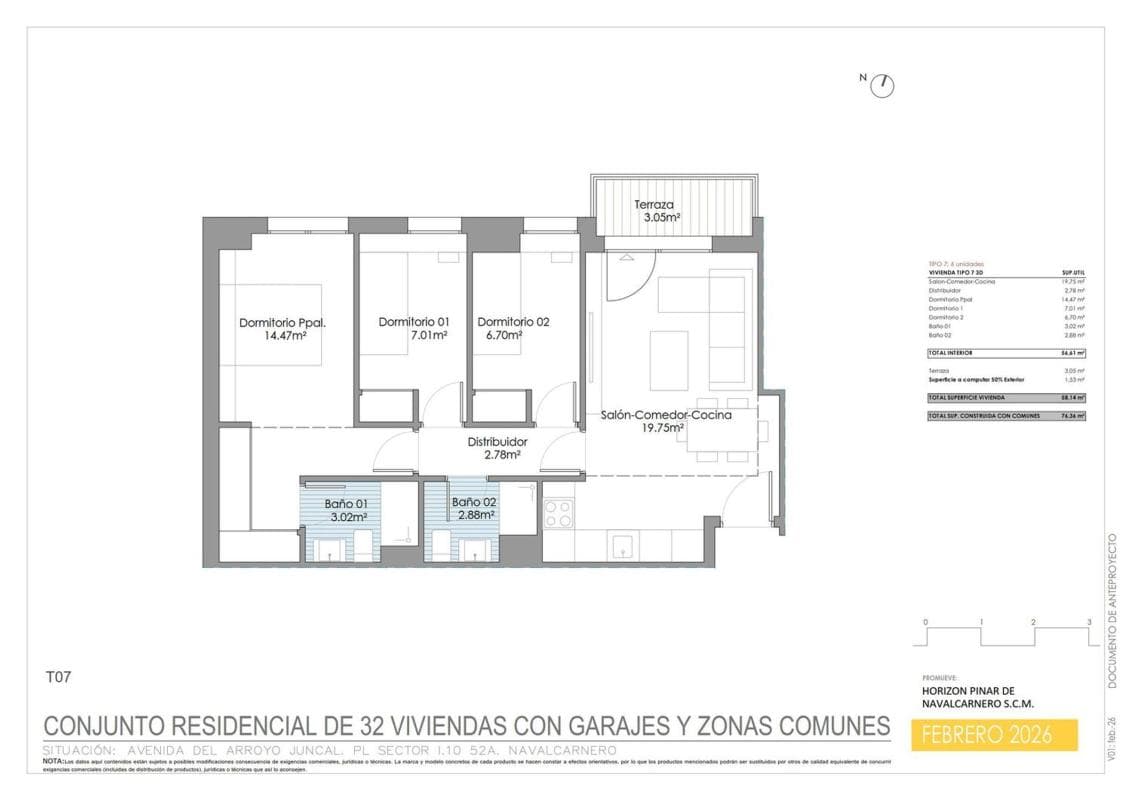Venta de ático en Avenida del Arroyo Juncal s/n, Navalcarnero photo 3