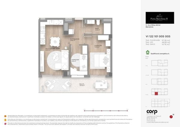Sale of flat in Calle de Ca n'Oliva , 48, Barcelona
photo 1