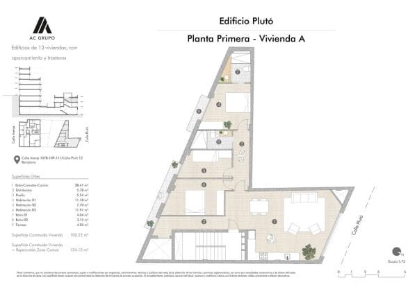 Venta de piso en Calle ARENYS Y PLUTO, 109, Barcelona
thumbnail 2