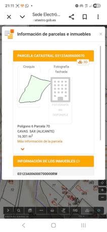 Terreno en Cavas, 6 Polgonoparcela, Sax photo 1