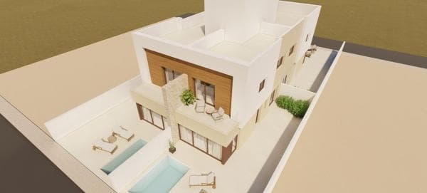 Promoción Chalet pareado en Santiago de la Ribera obra nueva en San Javier photo 1