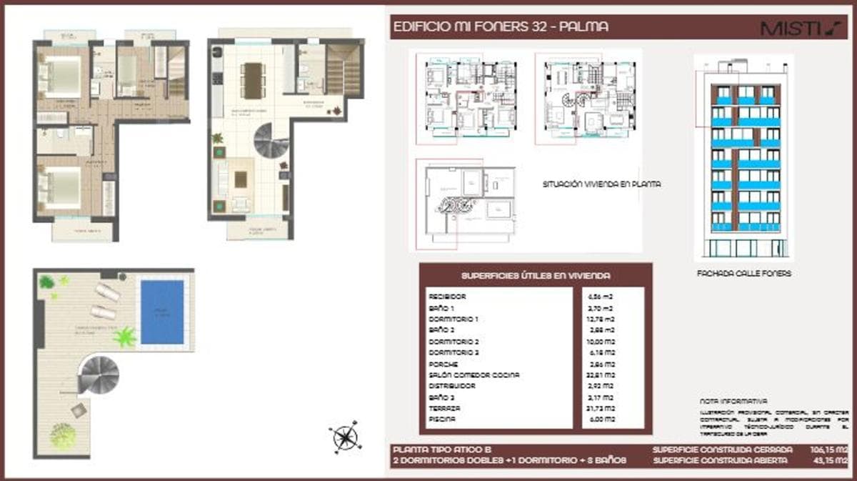Venta de piso en Piso en Calle dels Foners, 32, Foners, Palma de Mallorca, Palma de Mallorca
photo 5