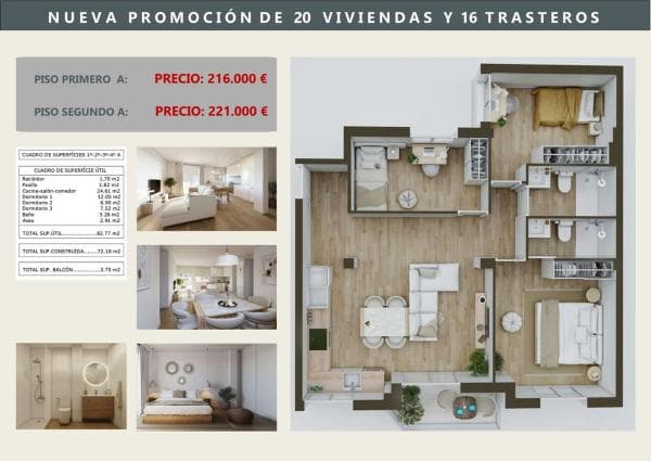 Venta de piso en Piso en Calle de San Antonio Abad, 58, Barrio del AVE, Zaragoza, Zaragoza
thumbnail 1