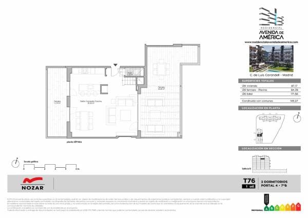 Duplex na sprzedaż w Dúplex en Avenida Luis Carandell, 10, Guindalera, Madrid, Madryt thumbnail 2