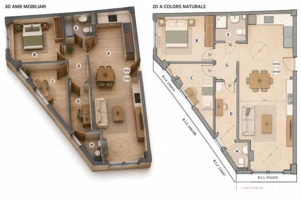Venta de piso en Piso en Calle Sant Damià, 107, Ca n'Anglada, Terrassa, Terrassa
thumbnail 1