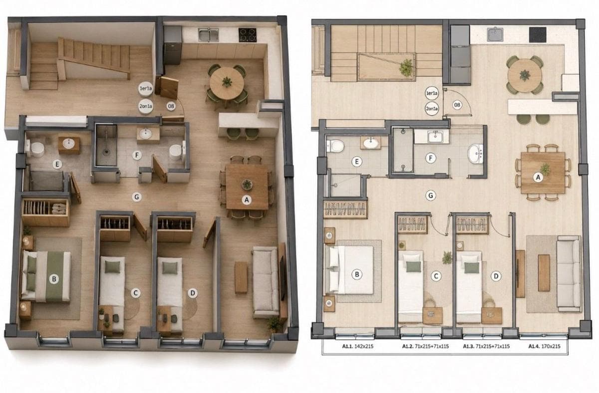 Venta de piso en Piso en Calle Sant Damià, 107, Ca n'Anglada, Terrassa, Terrassa
photo 2