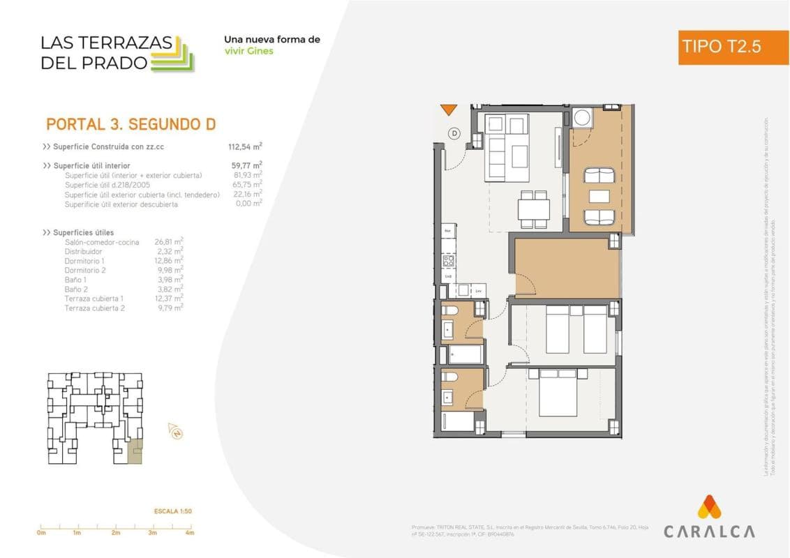 Venta de piso en Piso en Calle Hermanos Vega Olivares, 1, Gines, Gines
photo 2